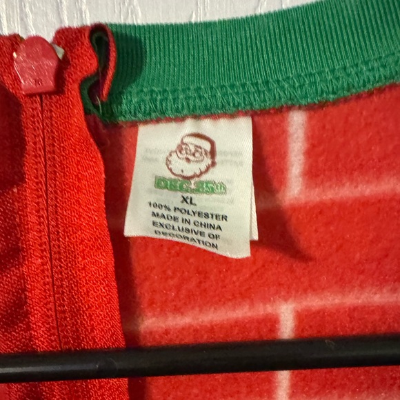 Christmas Chimney Costume / Sleeper Pajamas - Picture 3 of 5